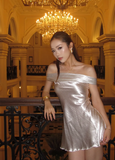 Strapless Sheath Satin Short Prom Dresses Sexy Homecoming Dresses Birthday Dresses HZ1121